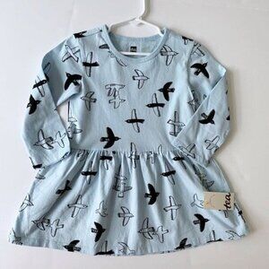 NWT Tea Collection Seabirds Skirted Staple Dress, size 2T